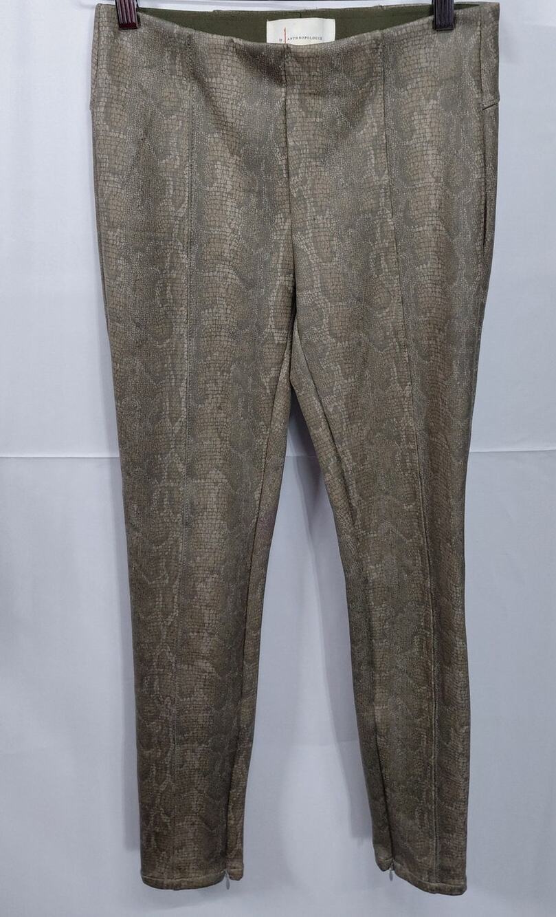 Anthropologie Polyester Blend Pants Solid Knit Size 25